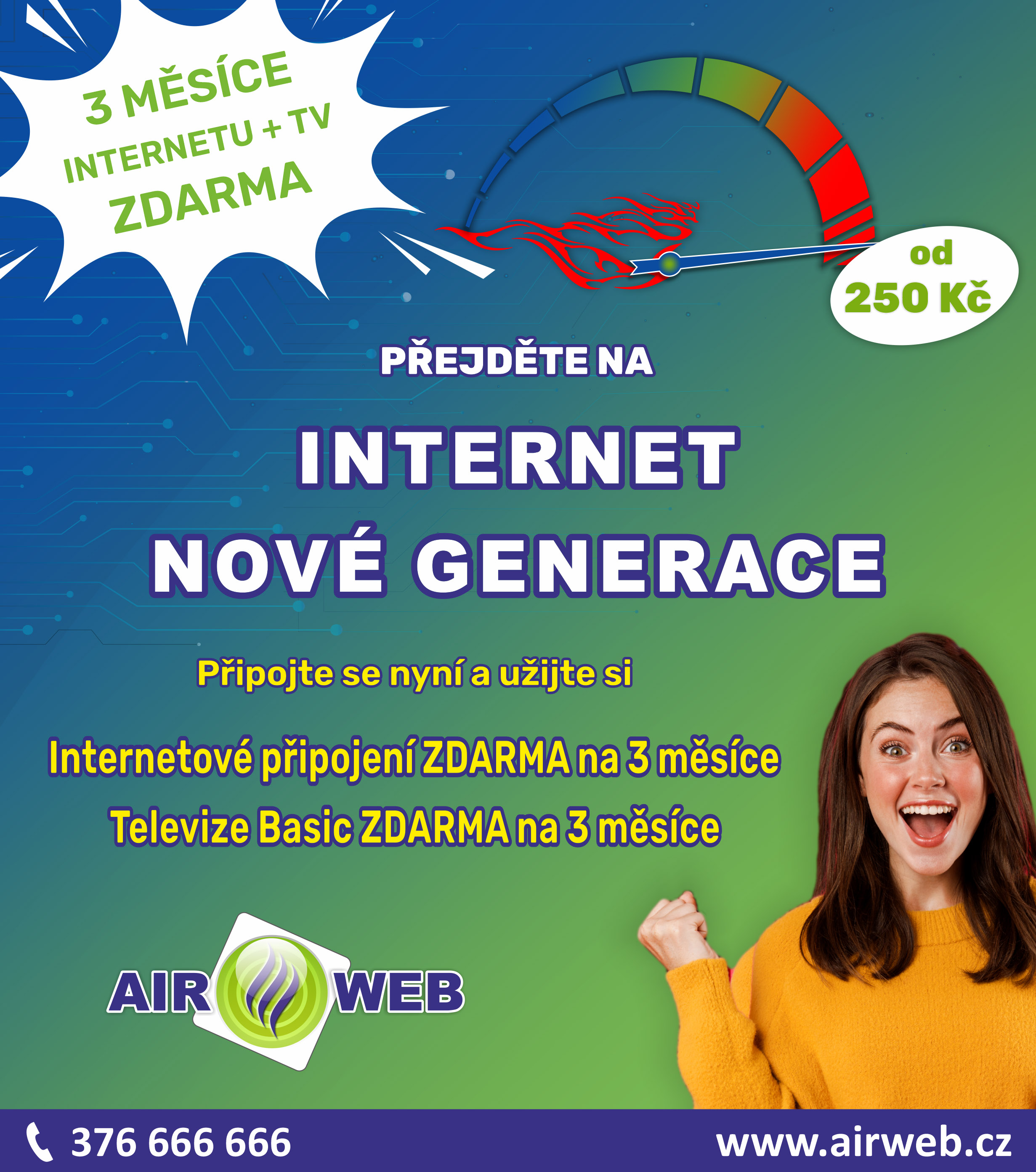 Airweb nové rychlosti a služby