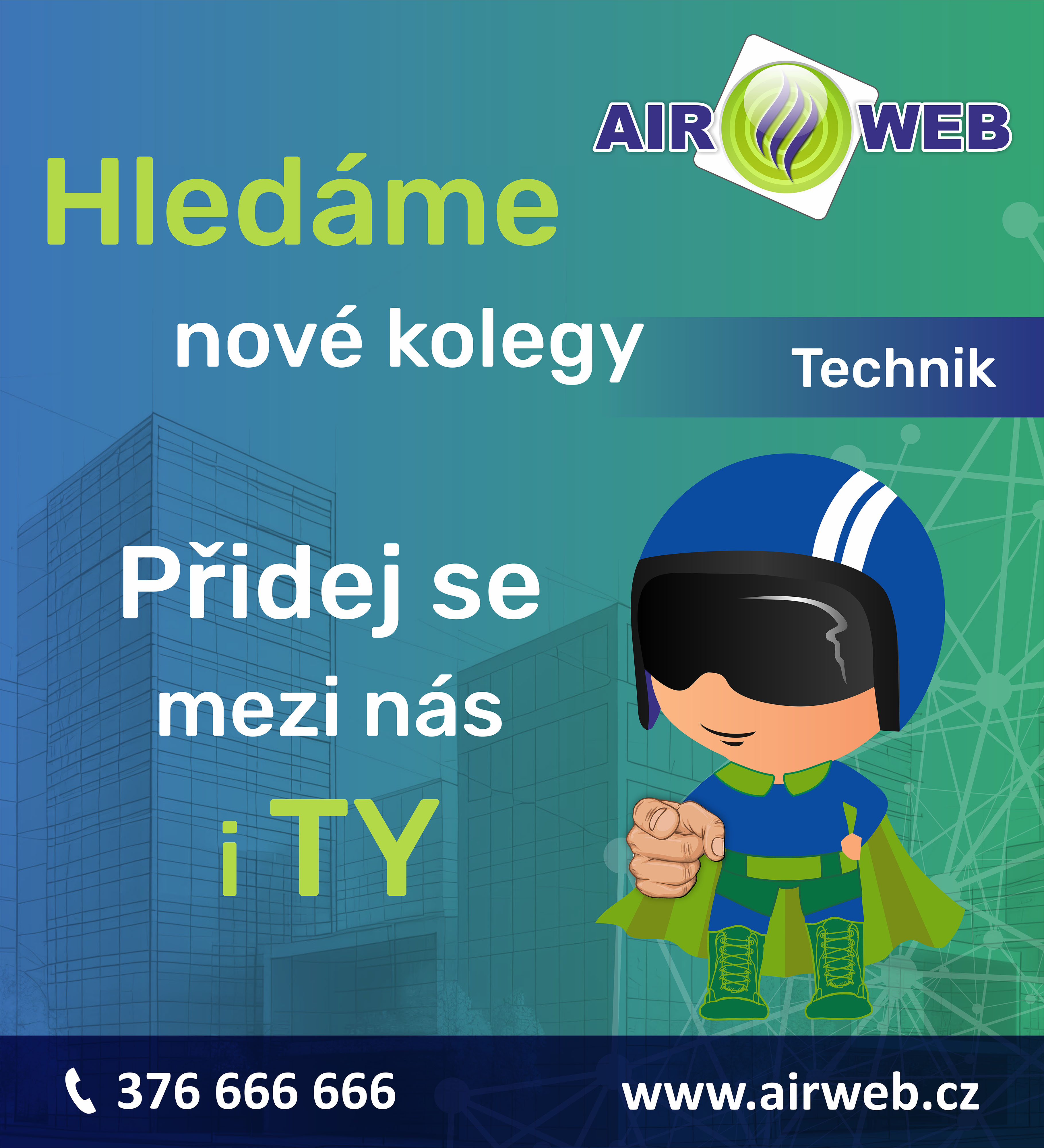 Hledáme technika!
